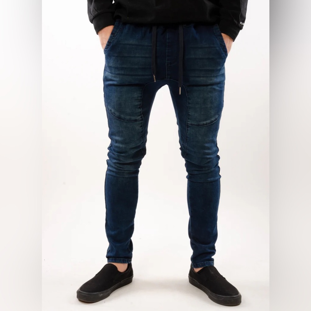 KUWALLATEE Knit Denim Trousers